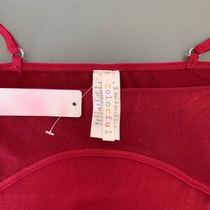 NWT Colorful Red Cami Slip Dress – Adjustable Straps